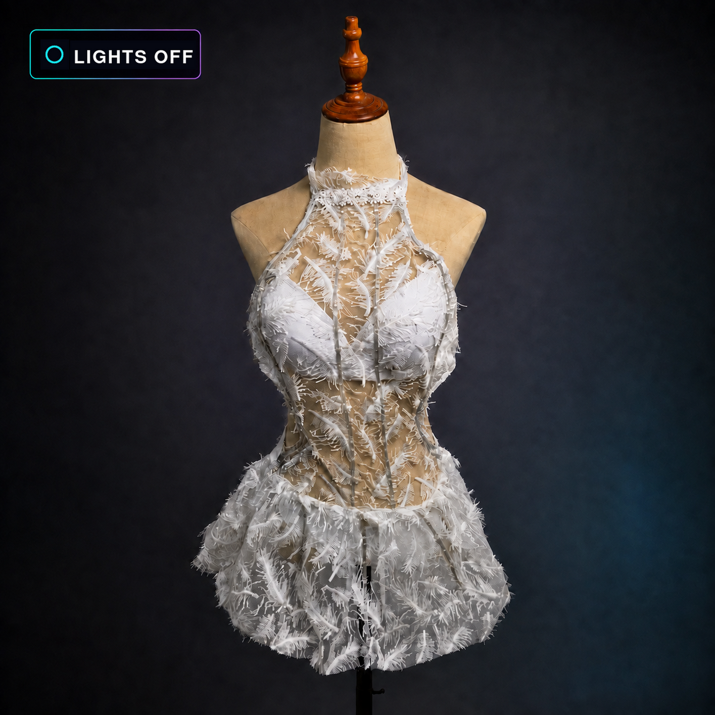 ACASE Lumina LED Feather Dress Set
