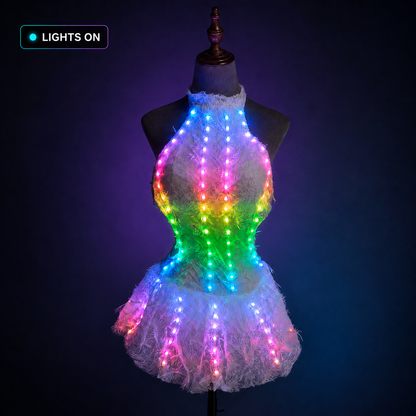 ACASE Lumina LED Feather Dress Set